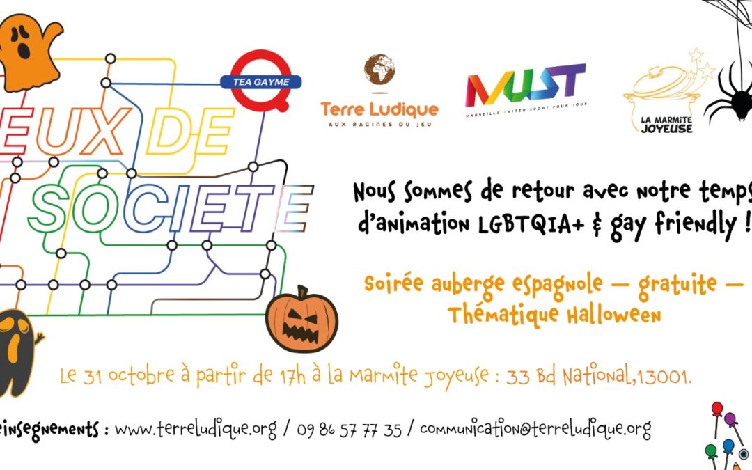 [JEUX DE SOCIETE] Evénement spécial Halloween le 31 octobre !